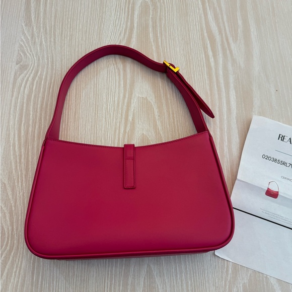 Saint Laurent YSL Le 5 A 7 Leather Bag Bubblegum - Picture 3 of 10